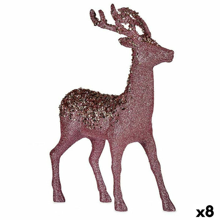 Коледен елен Krist+ 7059/18-WDP2-2 7059/18-WDP2-2 Розов Коледен елен 15 x 45 x 30 cm (8 броя)