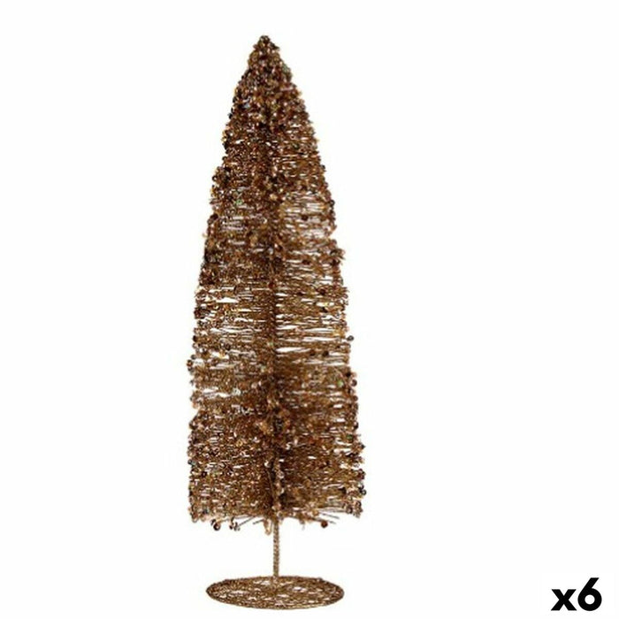 Коледно дърво Krist+ R201-034P-3 R201-034P-3 Златен Коледно дърво 10 x 41 x 10 cm пайети (6 броя)