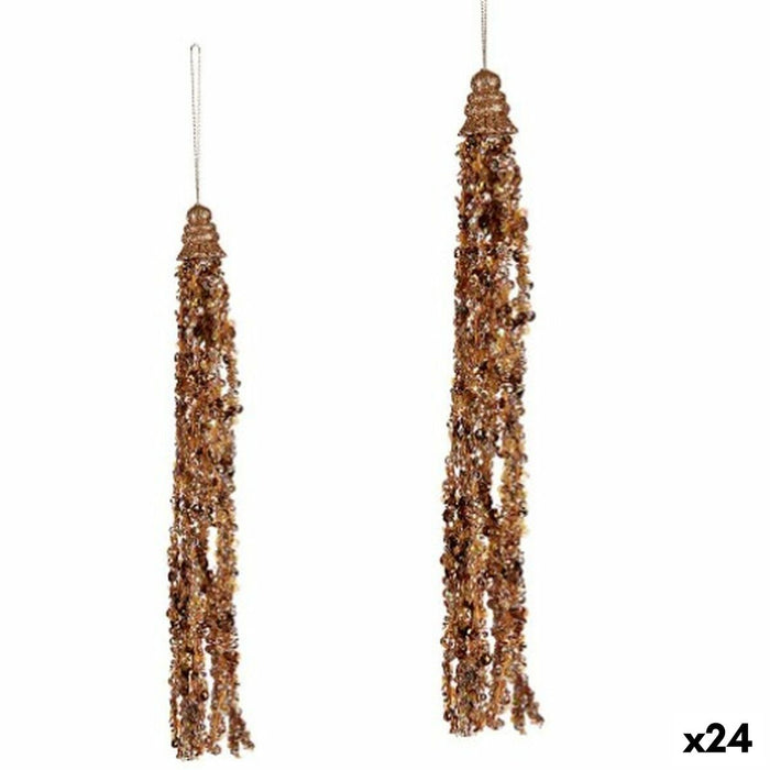Коледна Украса Krist+ R201-039(2)-3 R201-039(2)-3 Златен Венци 3,5 x 2,5 x 35 cm висулка (24 броя)