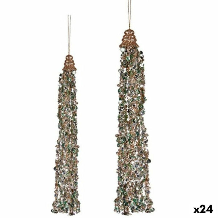 Коледна Украса Krist+ R201-038(2)-5 R201-038(2)-5 Син Champagne Венци 3,5 x 2,5 x 35,5 cm висулка (24 броя)
