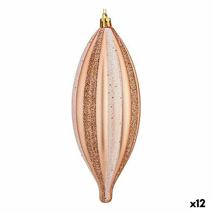 Комплект Коледни Декорации Krist+ 00904 00904 Мед PVC Разтеглен 3 x 3 x 18 cm 8,5 x 19 x 3 cm (12 броя)