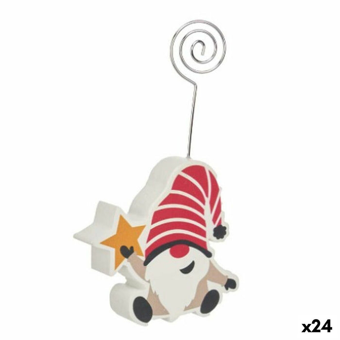 Коледна Украса Krist+ 21XD75420 21XD75420 Син Бял Червен Сив Многоцветен Златен Гном Коледна звезда 8,5 x 15,5 x 2 cm 8,5 x 15 x
