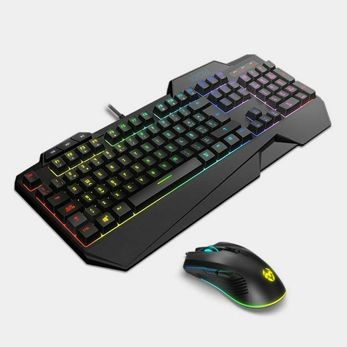 Клавиатура и мишка за игра Krom NXKROMKRSHRSP Черен