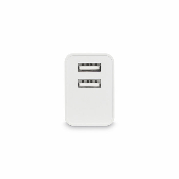 Зарядно за стена KSIX 2 USB 2.4A Бял