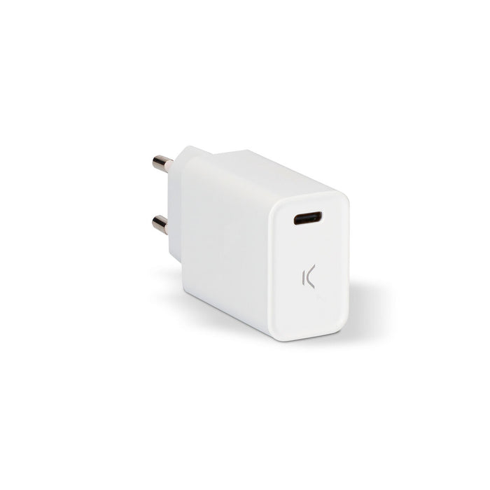 USB зарядно Iphone KSIX Apple-compatible Бял