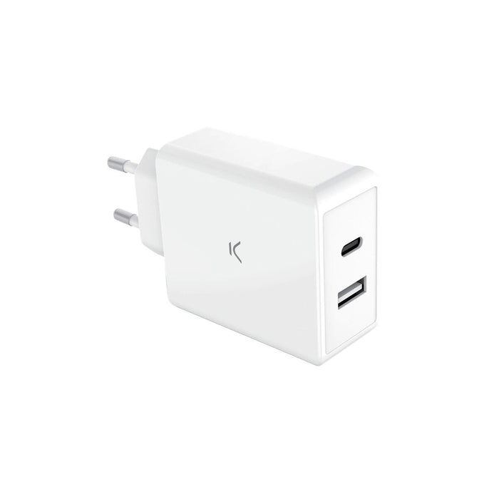 Зарядно за стена KSIX Бял 65 W