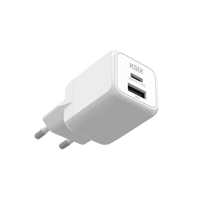 Зарядно за стена KSIX Бял 20 W