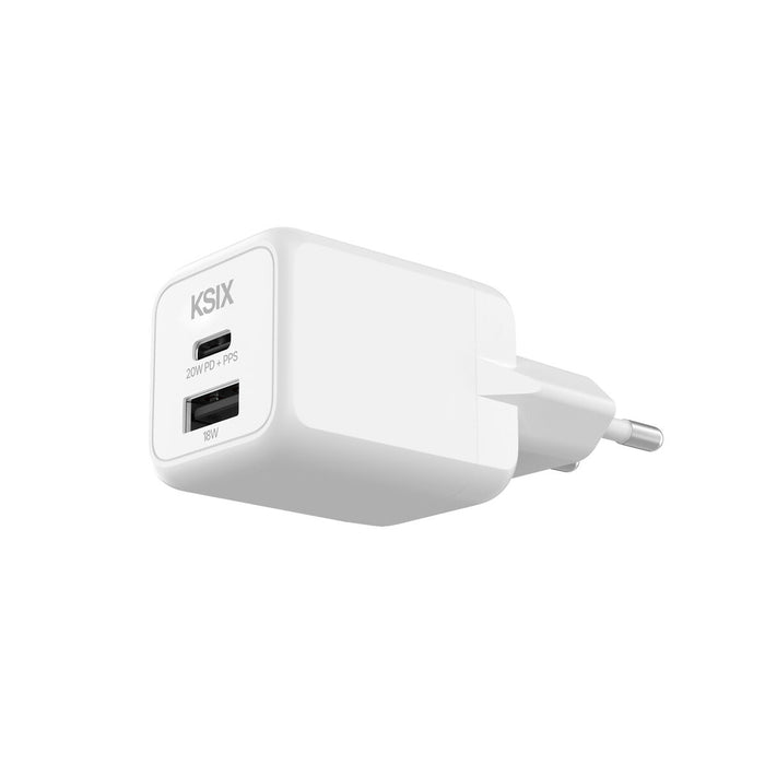 Зарядно за стена KSIX Бял 20 W
