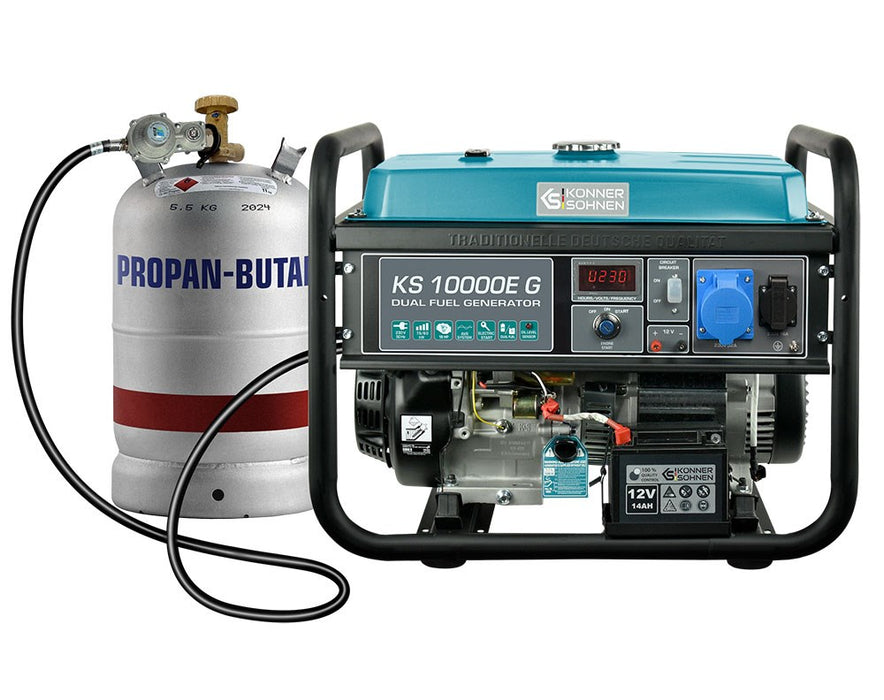 ХИБРИДЕН ГЕНЕРАТОРЕН КОМПЛЕКТ 7,5KW,230V KÖNNER&SÖHNEN KS10000E G