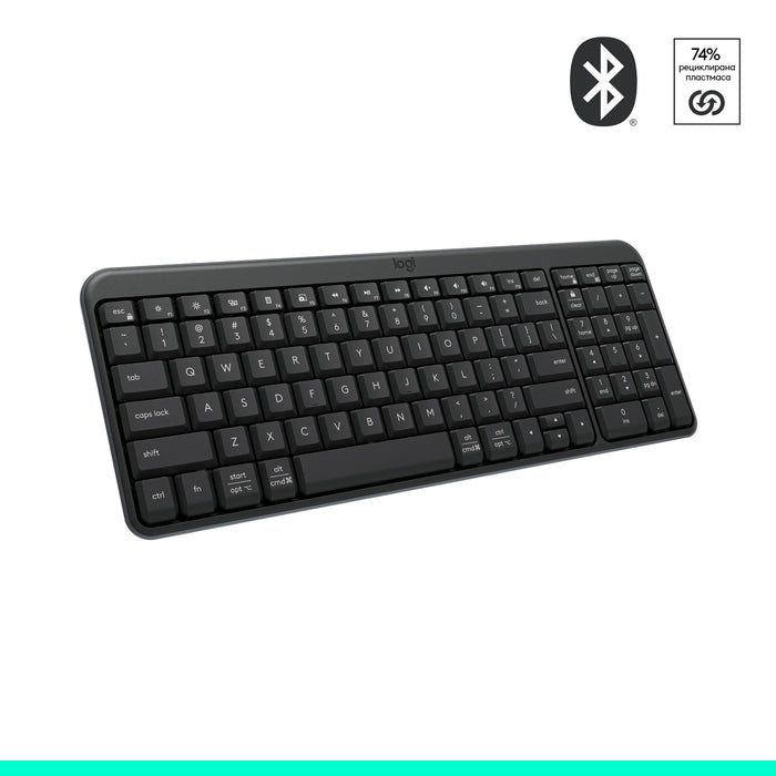 Безжична клавиатура Logitech K250 Graphite - Кирилизирана