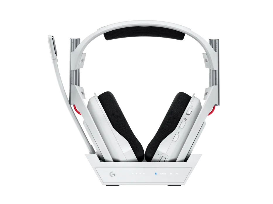 Logitech Astro A50 Lightspeed безжични слушалки с докинг станция, Бели