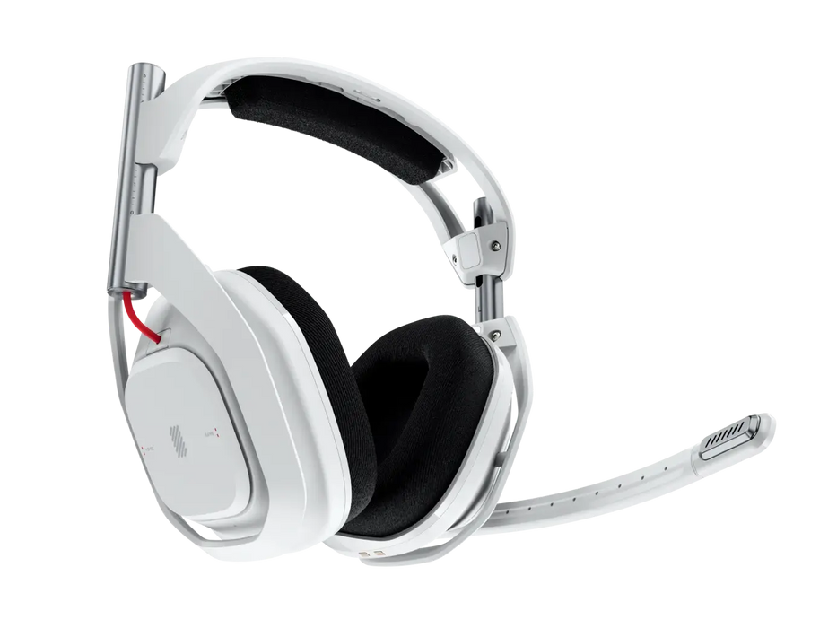 Logitech Astro A50 Lightspeed безжични слушалки с докинг станция, Бели