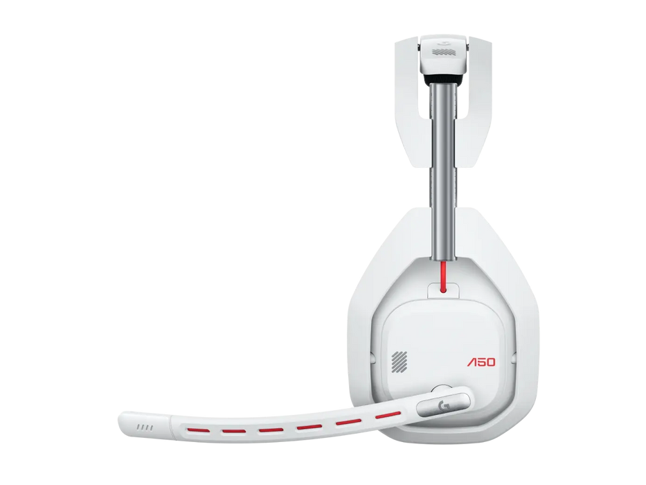 Logitech Astro A50 Lightspeed безжични слушалки с докинг станция, Бели
