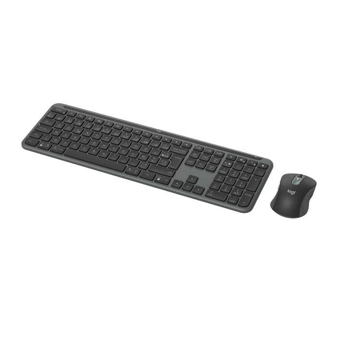 Клавиатура с мишка Logitech Стомана френски Azerty френски