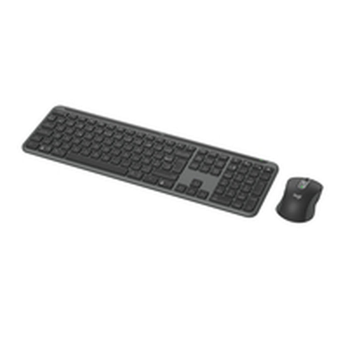 Клавиатура с мишка Logitech Стомана френски Azerty френски
