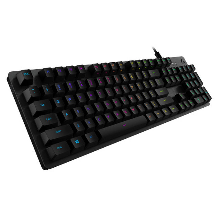 Клавиатура Logitech Lightsync G512 Игри Черен Осветление RGB AZERTY