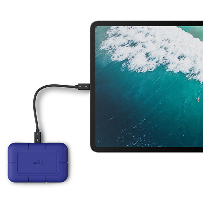 Външен харддиск LaCie THUNDERBOLT 5 Син 2 TB SSD
