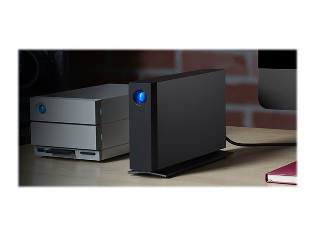 LACIE d2 Professional USB-C 10TB 8.9cm 3.5inch настолен диск от корпоративния клас вкл. спасителна служба космическо сиво