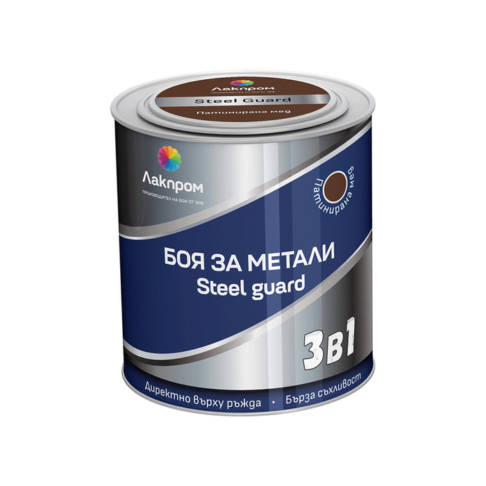 БОЯ ЗА МЕТАЛ 3 В 1 ПАТ. МЕД 700 ML LACKPROM