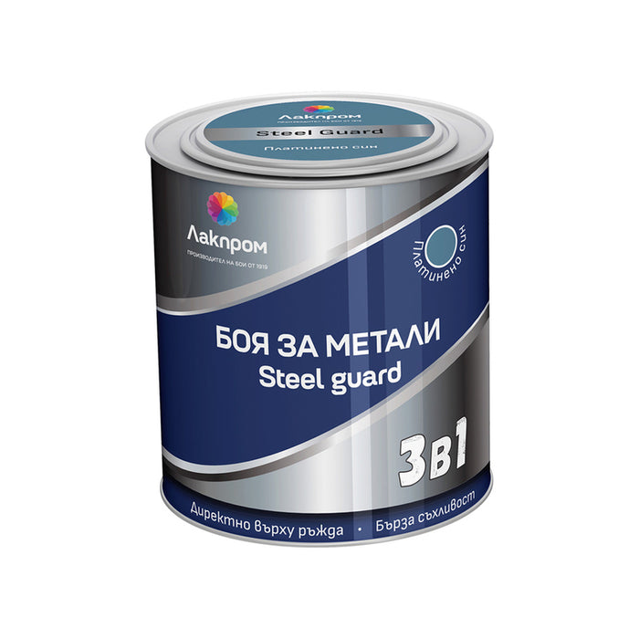 БОЯ ЗА МЕТАЛ 3 В 1 ПЛАТ. СИН 700 ML LACKPROM
