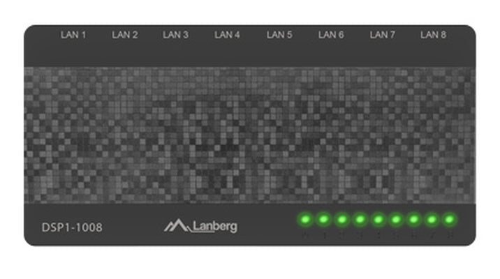 Суич Lanberg DSP1-1008 8-портов, 1GB/s