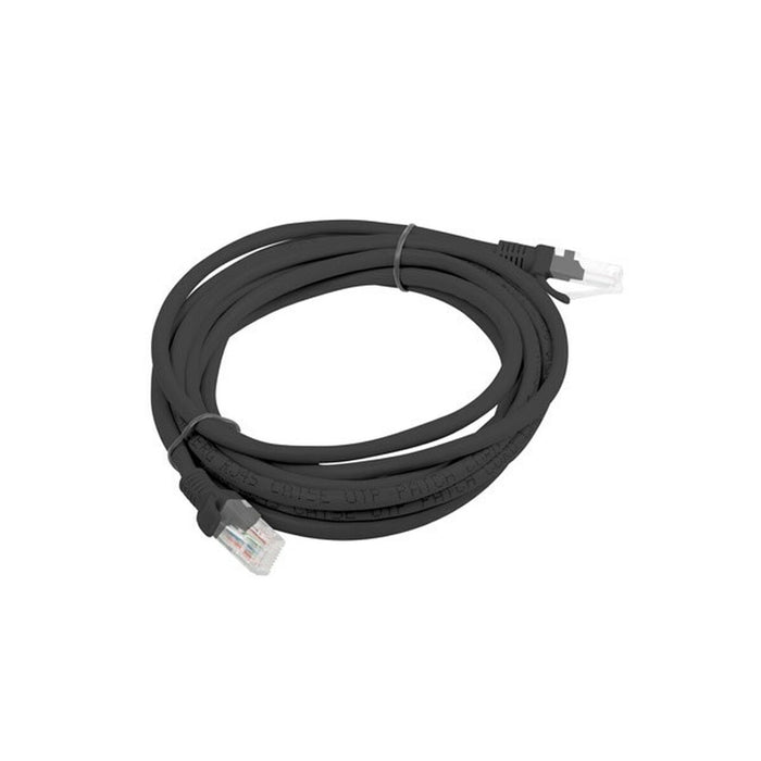UTP категория 6 твърд мрежови кабел Lanberg PCU6-20CC-0300-BK Черен 3 m