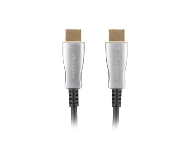 Lanberg HDMI M/M v2.0 кабел 100m оптичен черен aoc