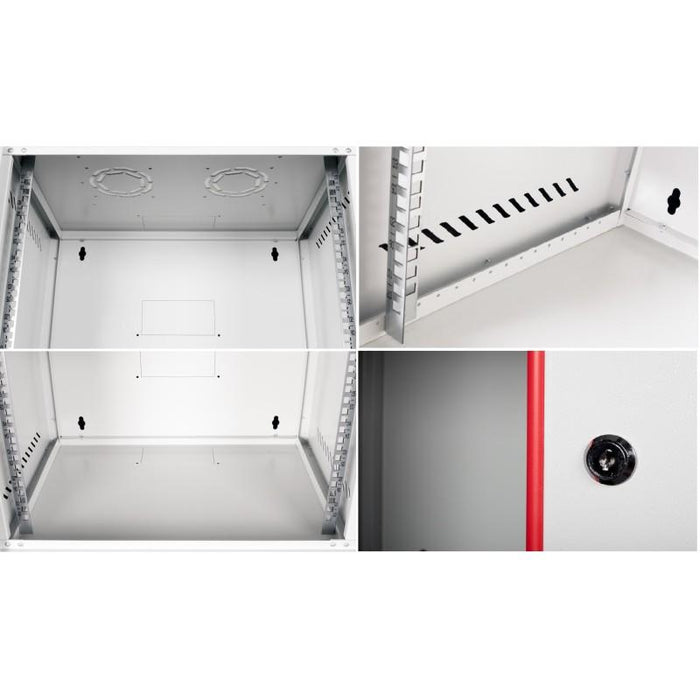 LANDE Комуникационен шкаф STB Security Box, 540x400mm, 9U , 19"
