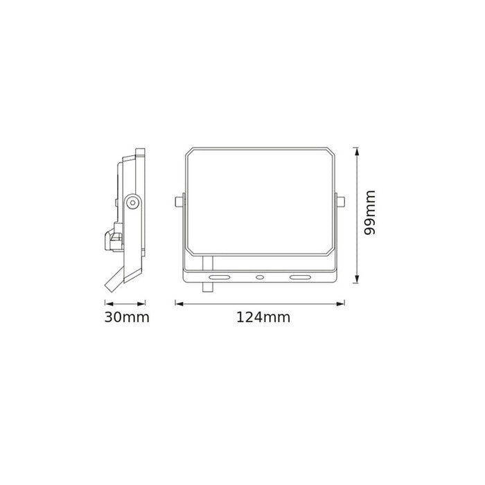 LED ПРОЖЕКТОР FLOODLIGHT LUX 20W 865 BLACK OSRAM LEDVANCE