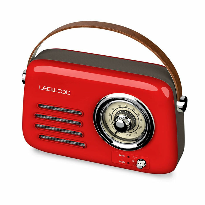 Радио-транзистор Ledwood ALMA RED Червен 30 W