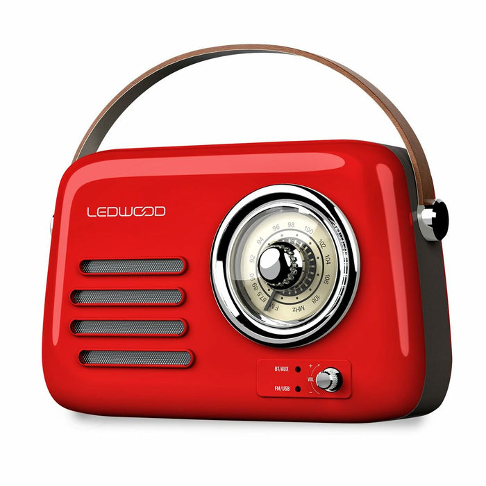 Радио-транзистор Ledwood ALMA RED Червен 30 W