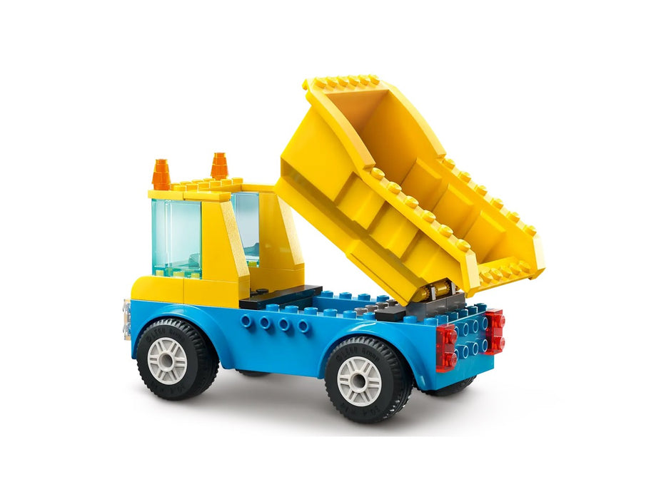 LEGO CITY 60391 СТРОИТЕЛНИ КАМИОНИ И ТОПЧЕН КРАН ЗА РАЗРУШИВАНЕ