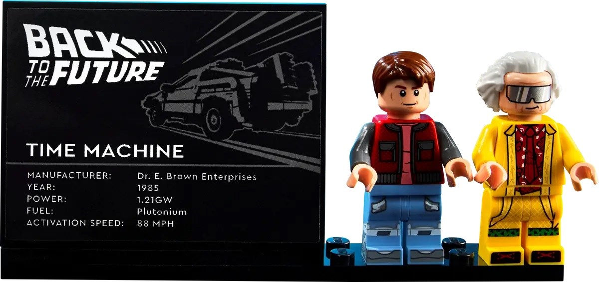 LEGO ICONS 10300 МАШИНА НА ВРЕМЕТО ОТ ОБРАТНО В БЪДЕЩЕТО