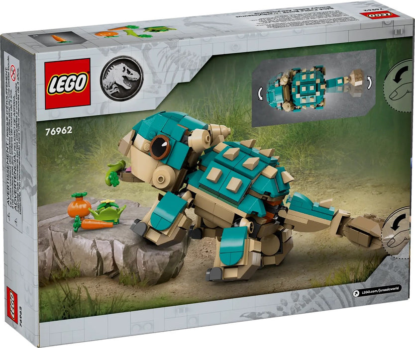 Блокове LEGO JURASSIC WORLD 76962 Baby Bumpy: Ankylosaurus