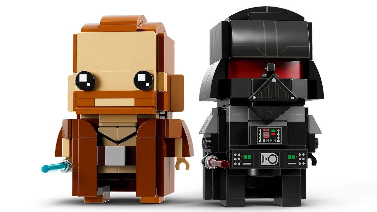 LEGO BRICKHEADZ STAR WARS 40547 Obi-Wan Kenobi and Darth Vader