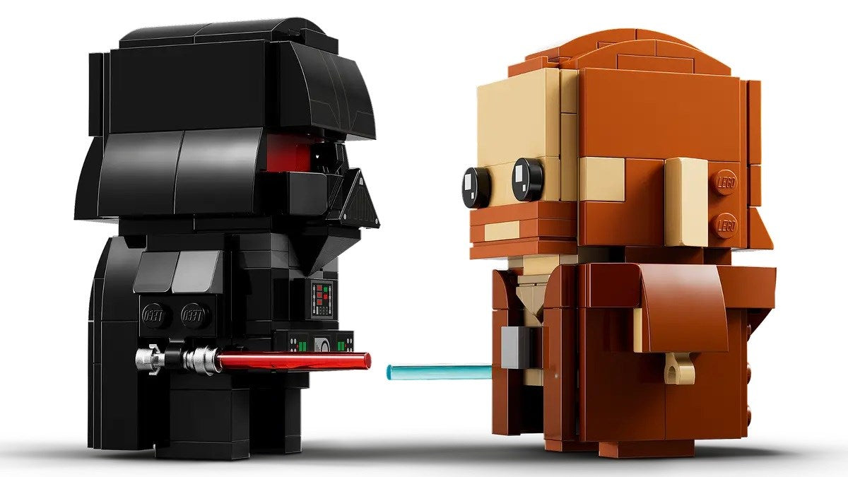 LEGO BRICKHEADZ STAR WARS 40547 Obi-Wan Kenobi and Darth Vader