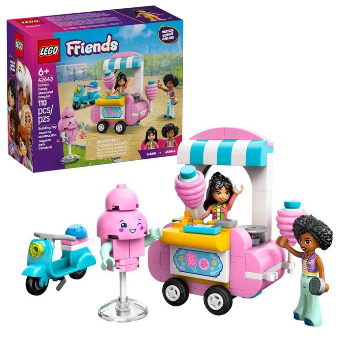 LEGO FRIENDS 42643 Стойка за захарен памук и скутер