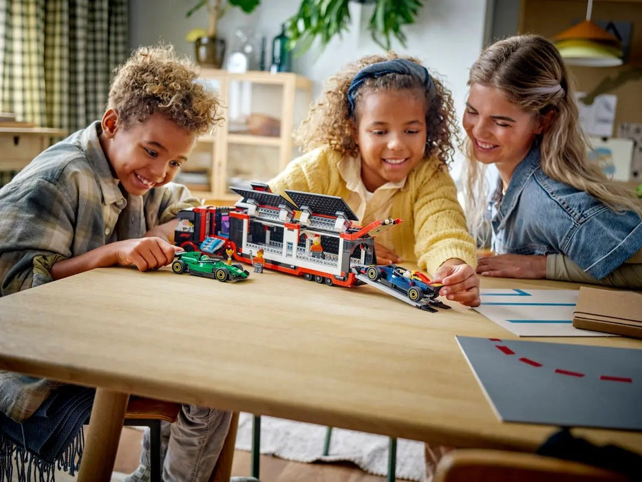 LEGO CITY 60445 F1 - Камион с автомобили RB20 и AMR24 F1