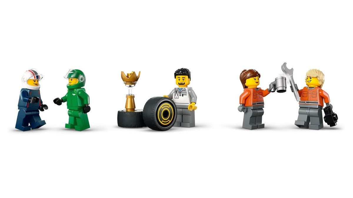 LEGO CITY 60445 F1 - Камион с автомобили RB20 и AMR24 F1