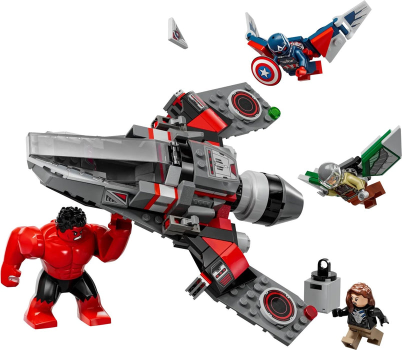 LEGO MARVEL 76292 Captain America VS Red Hulk Duel