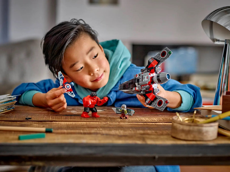 LEGO MARVEL 76292 Captain America VS Red Hulk Duel