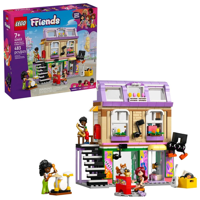 LEGO FRIENDS 42653 Музикален магазин и апартамент