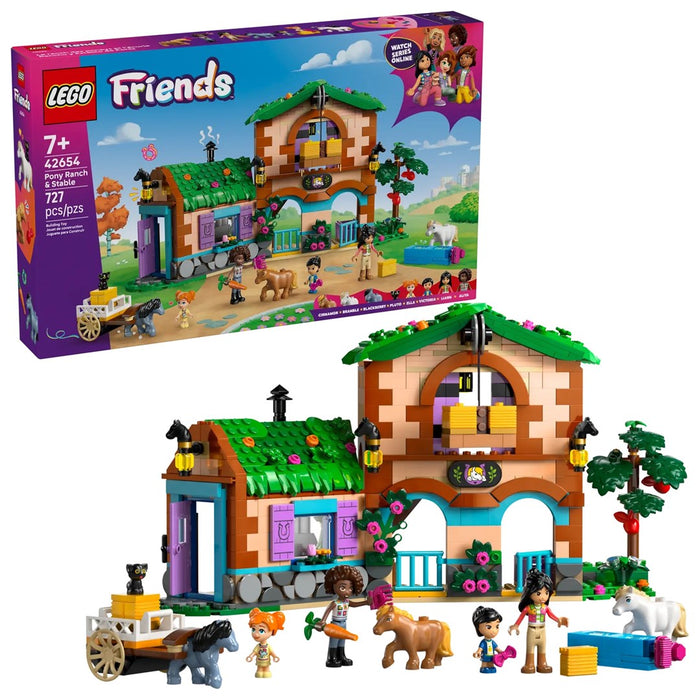 LEGO FRIENDS 42654 Ранчо и конюшня с понита