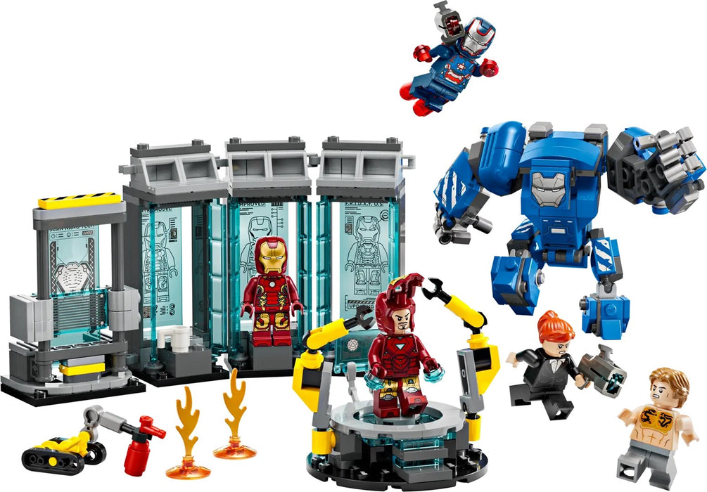 LEGO MARVEL 76315 Лабораторията на Железния човек: Залата на бронята