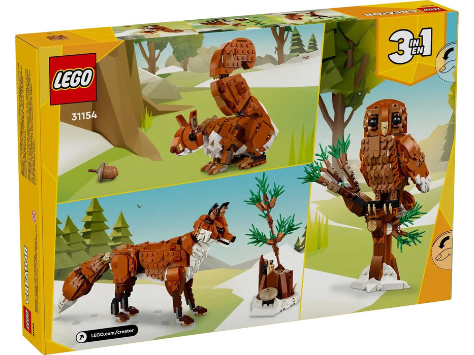 LEGO CREATOR 3 IN 1 31154 Горски животни: Червена лисица