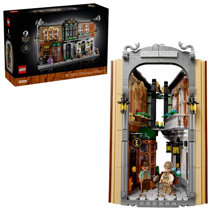 LEGO ICONS 10351 Шерлок Холмс: Кътче за книги
