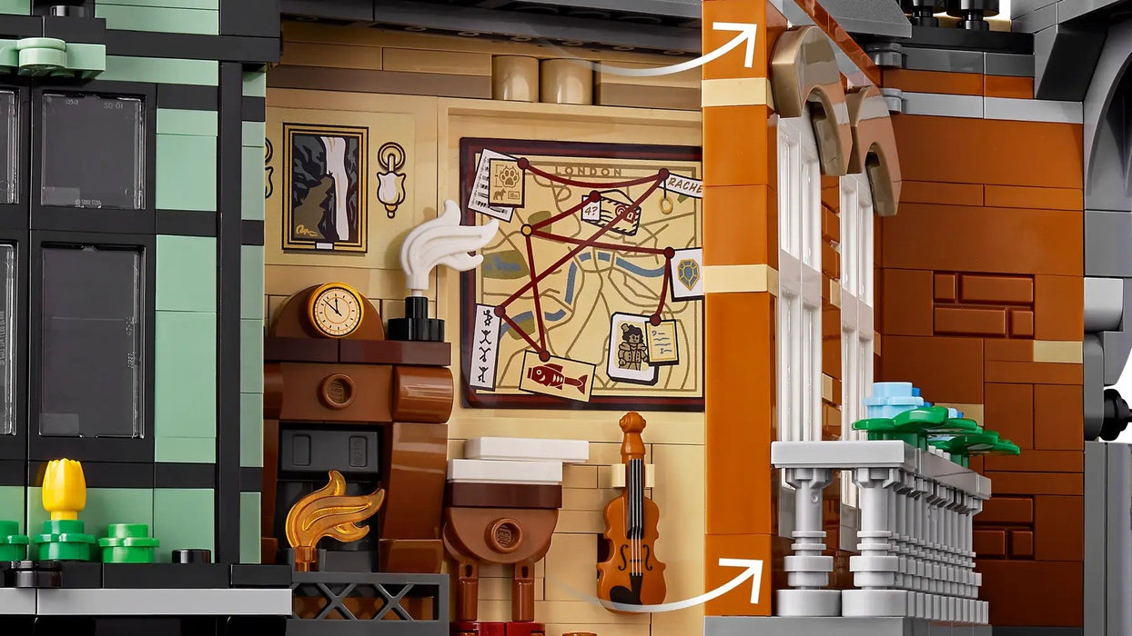 LEGO ICONS 10351 Шерлок Холмс: Кътче за книги
