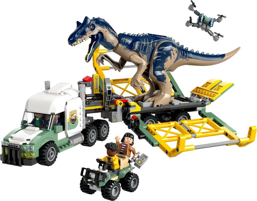 LEGO JURASSIC WORLD 76966 Мисии на динозаври: Транспортен камион на Алозавър