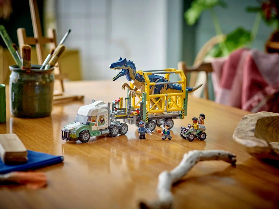 LEGO JURASSIC WORLD 76966 Мисии на динозаври: Транспортен камион на Алозавър