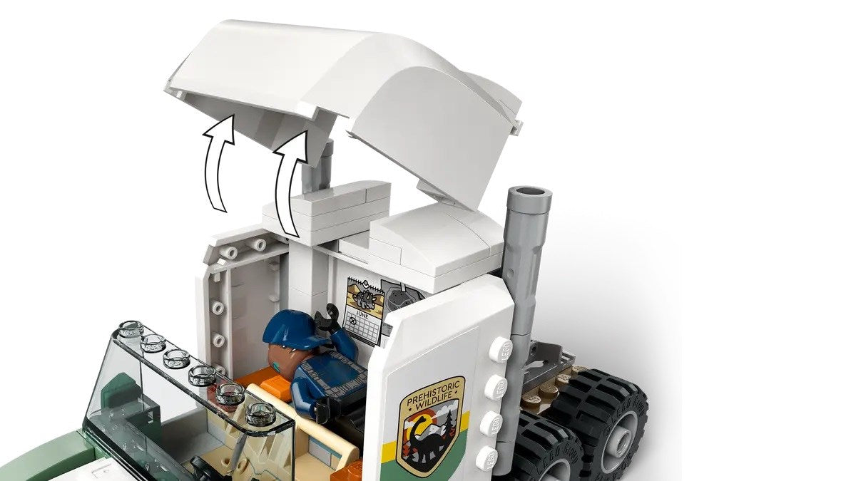 LEGO JURASSIC WORLD 76966 Мисии на динозаври: Транспортен камион на Алозавър